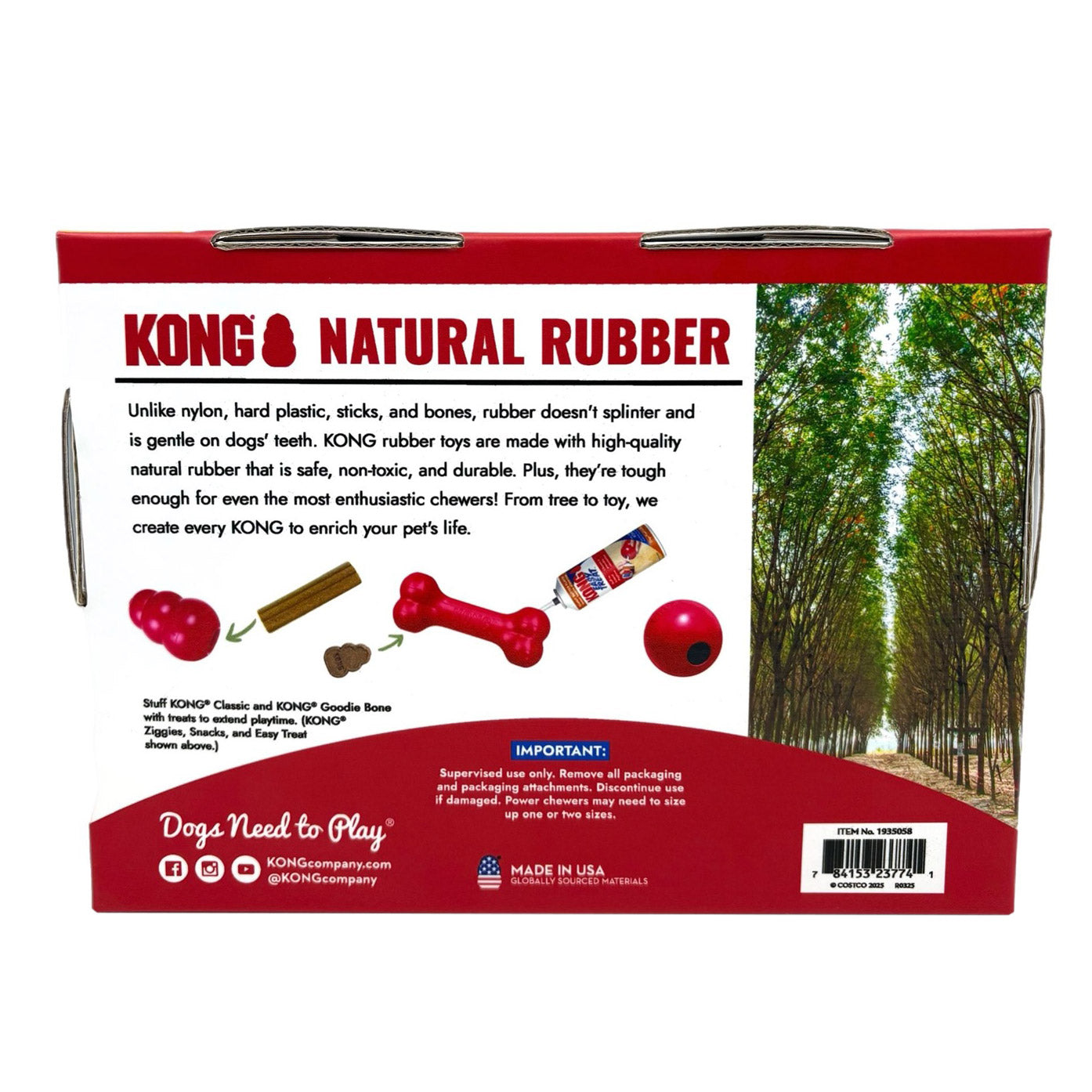 Classic Dog Toys, 3-Count