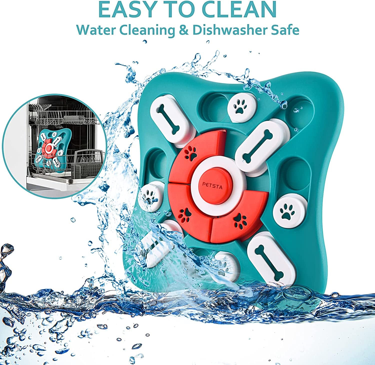Dog Puzzle Toys, Treat Dispensing Dog Enrichment Toys for IQ Training and Brain